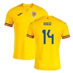 Hagi #14 Nogometni Dresovi Rumunjska UEFA Euro 2024 Domaći Dres Muški