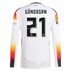 İlkay Gündoğan #21 Nogometni Dresovi Njemačka UEFA Euro 2024 Domaći Dres Muški Dugi Rukav