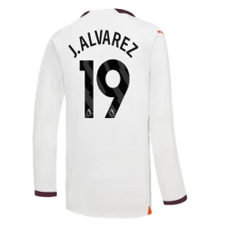 J. Alvarez #19 Nogometni Dresovi Manchester City 2023-24 Gostujući Dres Muški Dugi Rukav
