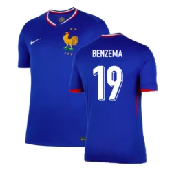 Karim Benzema #19 Nogometni Dresovi Francuska UEFA Euro 2024 Domaći Dres Muški