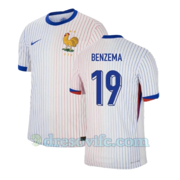 Karim Benzema #19 Nogometni Dresovi Francuska UEFA Euro 2024 Gostujući Dres Muški