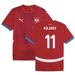 Kolarov #11 Nogometni Dresovi Srbija UEFA Euro 2024 Domaći Dres Muški