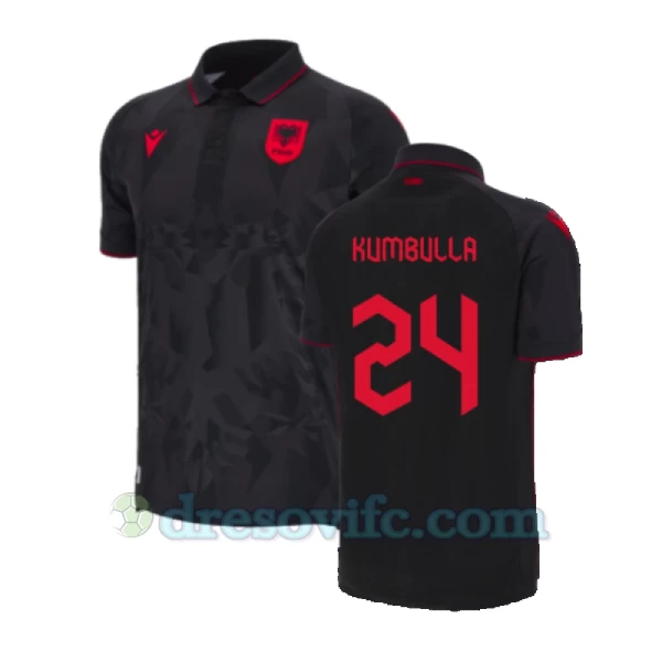 Kumbulla #24 Nogometni Dresovi Albanija UEFA Euro 2024 Rezervni Dres Muški