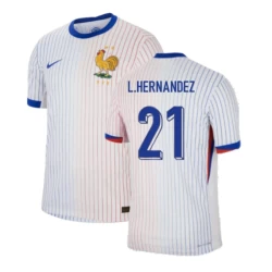 L. Hernandez #21 Nogometni Dresovi Francuska UEFA Euro 2024 Gostujući Dres Muški
