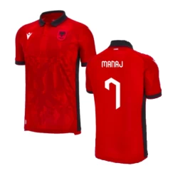 Manaj #7 Nogometni Dresovi Albanija UEFA Euro 2024 Domaći Dres Muški