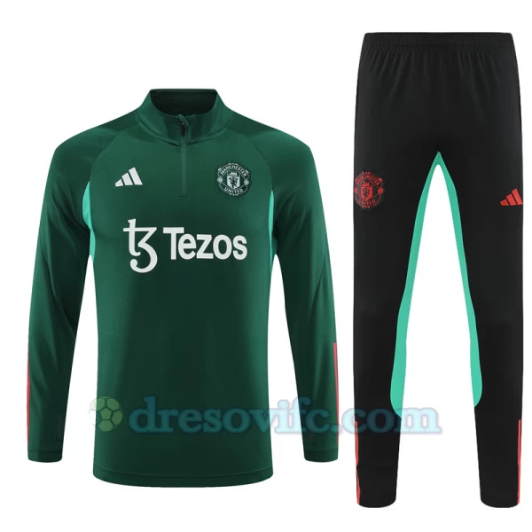 Manchester United Komplet Sweatshirt za Trening 2023-24 Zelena