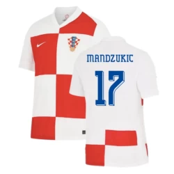 Mandzukic #17 Nogometni Dresovi Hrvatska UEFA Euro 2024 Domaći Dres Muški