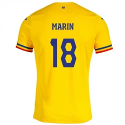 Marin #18 Nogometni Dresovi Rumunjska UEFA Euro 2024 Domaći Dres Muški