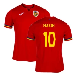 Maxim #10 Nogometni Dresovi Rumunjska UEFA Euro 2024 Gostujući Dres Muški