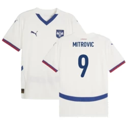 Mitrovic #9 Nogometni Dresovi Srbija UEFA Euro 2024 Gostujući Dres Muški