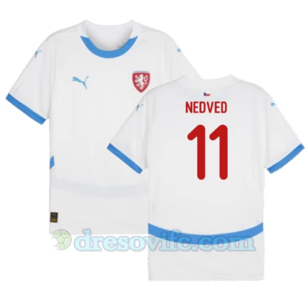 Nedved #11 Nogometni Dresovi Češka UEFA Euro 2024 Gostujući Dres Muški