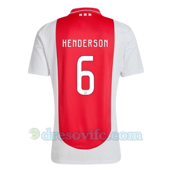 Nogometni Dresovi AFC Ajax Amsterdam Henderson #6 2024-25 Domaći Dres Muški