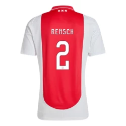 Nogometni Dresovi AFC Ajax Amsterdam Rensch #2 2024-25 Domaći Dres Muški