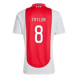 Nogometni Dresovi AFC Ajax Amsterdam Taylor #8 2024-25 Domaći Dres Muški