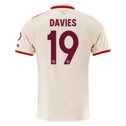 Nogometni Dresovi Alphonso Davies #19 FC Bayern München 2024-25 Rezervni Dres Muški