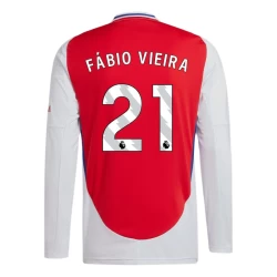 Nogometni Dresovi Arsenal FC Fabio Vieira #21 2024-25 Domaći Dres Muški Dugi Rukav