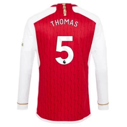 Nogometni Dresovi Arsenal FC Thomas #5 2023-24 Domaći Dres Muški Dugi Rukav