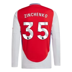 Nogometni Dresovi Arsenal FC Zinchenko #35 2024-25 Domaći Dres Muški Dugi Rukav