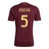 Nogometni Dresovi AS Roma Ndicka #5 2024-25 Domaći Dres Muški