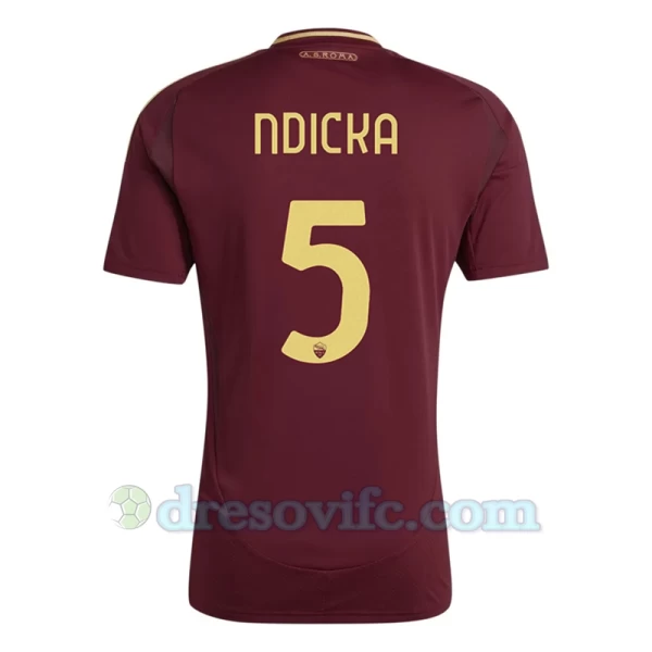 Nogometni Dresovi AS Roma Ndicka #5 2024-25 Domaći Dres Muški