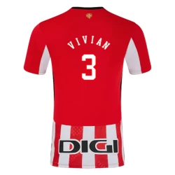 Nogometni Dresovi Athletic Club Bilbao Vivian #3 2024-25 Domaći Dres Muški