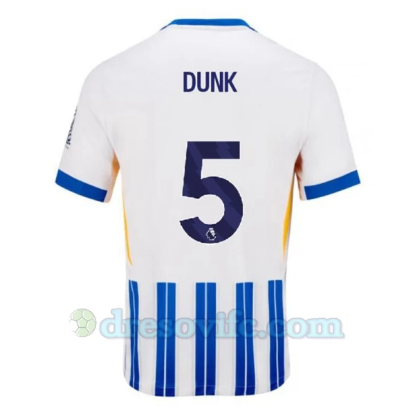 Nogometni Dresovi Brighton Hove Albion Dunk #5 2024-25 Domaći Dres Muški