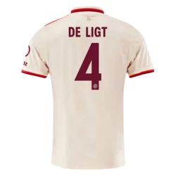 Nogometni Dresovi De Ligt #4 FC Bayern München 2024-25 Rezervni Dres Muški