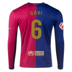 Nogometni Dresovi FC Barcelona Gavi #6 2024-25 Domaći Dres Muški Dugi Rukav