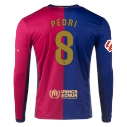 Nogometni Dresovi FC Barcelona Pedri #8 2024-25 Domaći Dres Muški Dugi Rukav