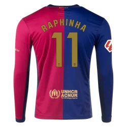 Nogometni Dresovi FC Barcelona Raohinha #11 2024-25 Domaći Dres Muški Dugi Rukav