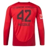 Nogometni Dresovi FC Bayern München Jamal Musiala #42 2024-25 Domaći Dres Muški Dugi Rukav