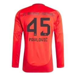 Nogometni Dresovi FC Bayern München Pavlovic #45 2024-25 Domaći Dres Muški Dugi Rukav