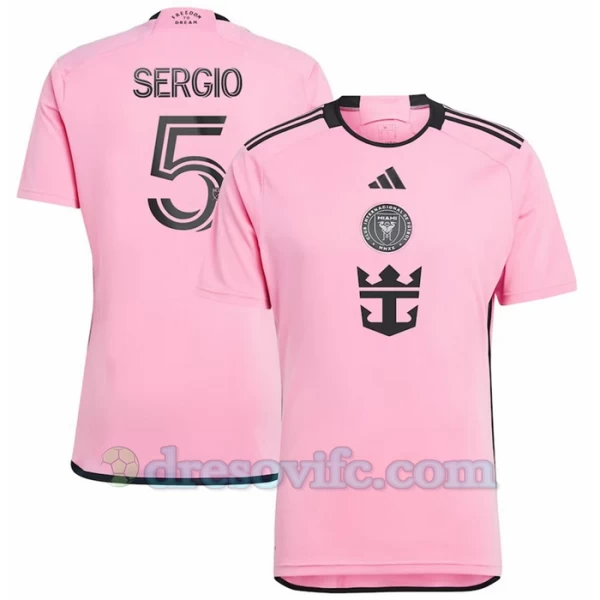 Nogometni Dresovi Inter Miami CF Sergio #5 2024-25 Domaći Dres Muški