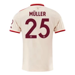 Nogometni Dresovi Muller #25 FC Bayern München 2024-25 Rezervni Dres Muški