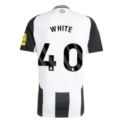 Nogometni Dresovi Newcastle United White #40 2024-25 Domaći Dres Muški