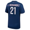 Nogometni Dresovi Paris Saint-Germain PSG L.Hernandez #21 2024-25 Domaći Dres Muški