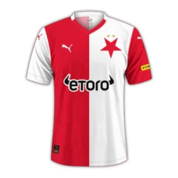 Nogometni Dresovi Slavia Praha 2023-24 Domaći Dres Muški