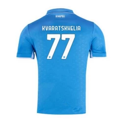 Nogometni Dresovi SSC Napoli Khvicha Kvaratskhelia #77 2024-25 Domaći Dres Muški