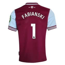 Nogometni Dresovi West Ham United Fabianski #1 2024-25 Domaći Dres Muški