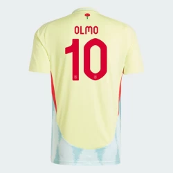 Olmo #10 Nogometni Dresovi Španjolska UEFA Euro 2024 Gostujući Dres Muški