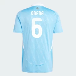 Onana #6 Nogometni Dresovi Belgija UEFA Euro 2024 Gostujući Dres Muški