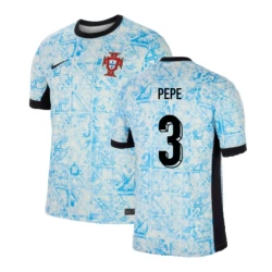 Pepe #3 Nogometni Dresovi Portugal UEFA Euro 2024 Gostujući Dres Muški