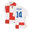 Perisic #14 Nogometni Dresovi Hrvatska UEFA Euro 2024 Domaći Dres Muški