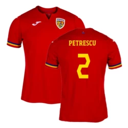 Petrescu #2 Nogometni Dresovi Rumunjska UEFA Euro 2024 Gostujući Dres Muški