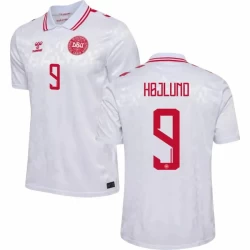 Rasmus Højlund #9 Nogometni Dresovi Danska UEFA Euro 2024 Gostujući Dres Muški