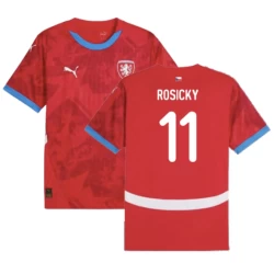 Rosicky #11 Nogometni Dresovi Češka UEFA Euro 2024 Domaći Dres Muški