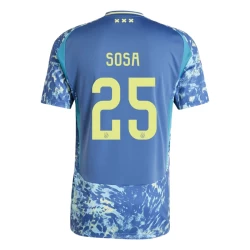 Sosa #25 Nogometni Dresovi AFC Ajax Amsterdam 2024-25 Gostujući Dres Muški