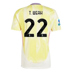 T.Weah #22 Nogometni Dresovi Juventus FC 2024-25 Gostujući Dres Muški