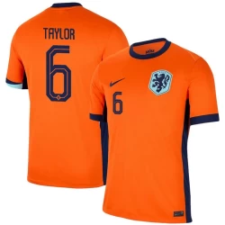 Taylor #6 Nogometni Dresovi Nizozemska UEFA Euro 2024 Domaći Dres Muški