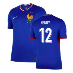 Thierry Henry #12 Nogometni Dresovi Francuska UEFA Euro 2024 Domaći Dres Muški